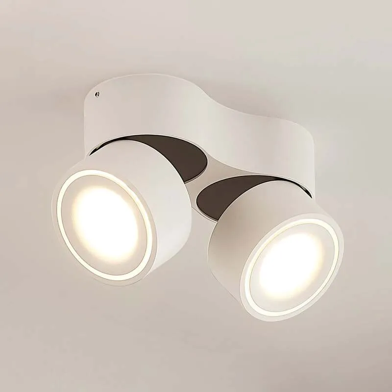 B-Ware Arcchio Deckenstrahler Spot LED weiß Rotari Aluminium Lampe warmweiß dimmbar