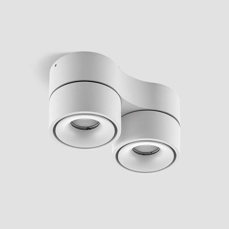 B-Ware Arcchio Deckenstrahler Spot LED weiß Rotari Aluminium Lampe warmweiß dimmbar