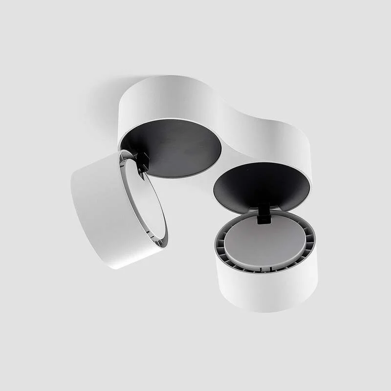 B-Ware Arcchio Deckenstrahler Spot LED weiß Rotari Aluminium Lampe warmweiß dimmbar