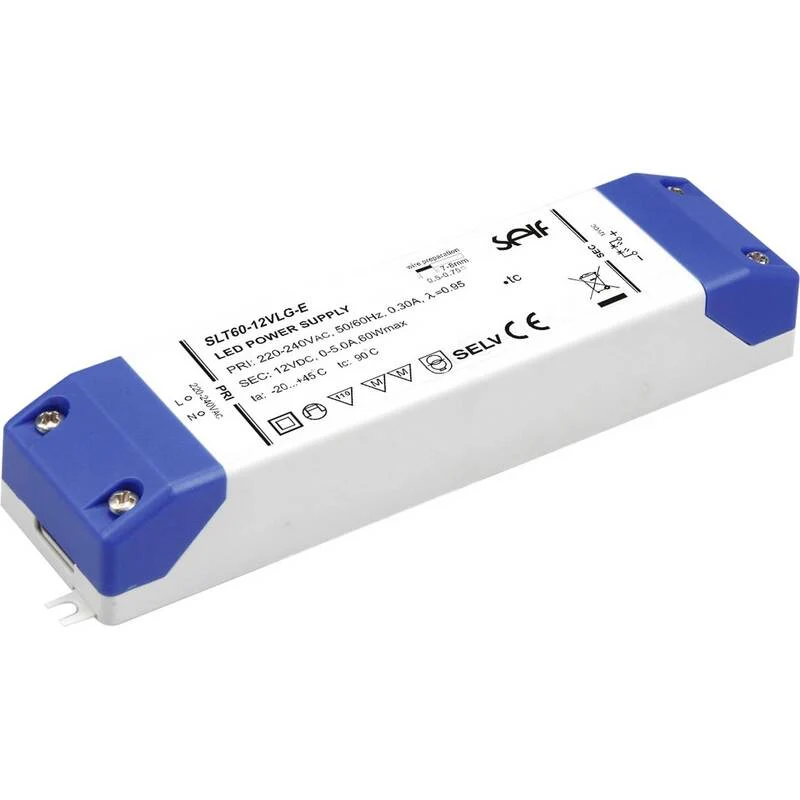 B-Ware Self Electronics LED-Treiber Konstantspannung SLT60 60W 24V/DC nicht dimmbar