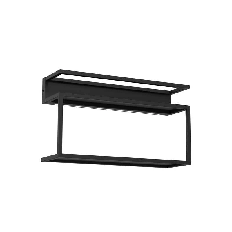 B-Ware Luminex Wandleuchte Shelf LED Wandlampe Designer Leuchte schwarz 60cm lang