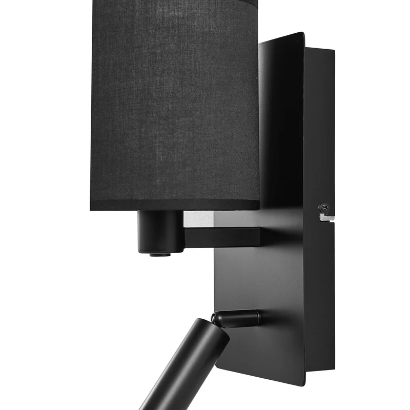 B-Ware Lindby Wandleuchte Aiden Wandlampe Leselicht Leuchte Lampe 30cm schwarz E14