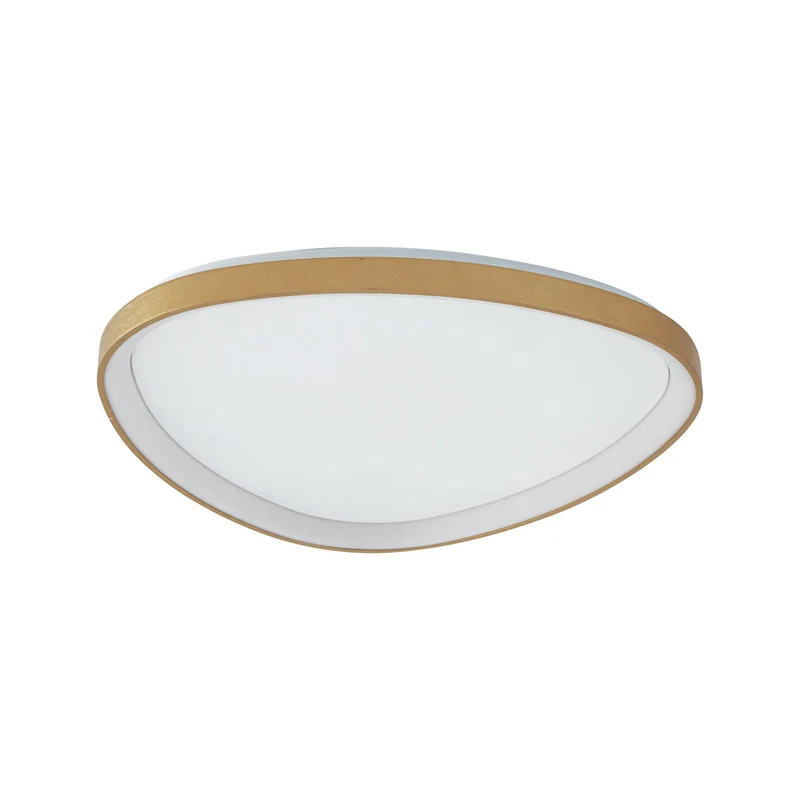 B-Ware Lucande Deckenleuchte Deckenlampe LED gold Asken dimmbar Aluminium Acryl 61 cm