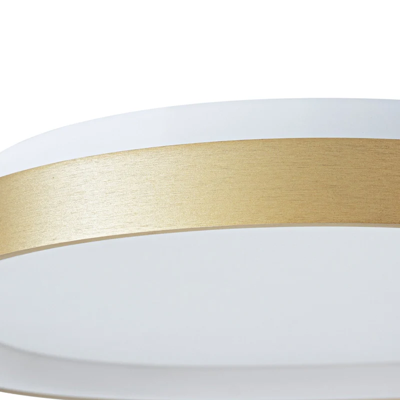 B-Ware Lucande Deckenleuchte Deckenlampe LED gold Asken dimmbar Aluminium Acryl 61 cm