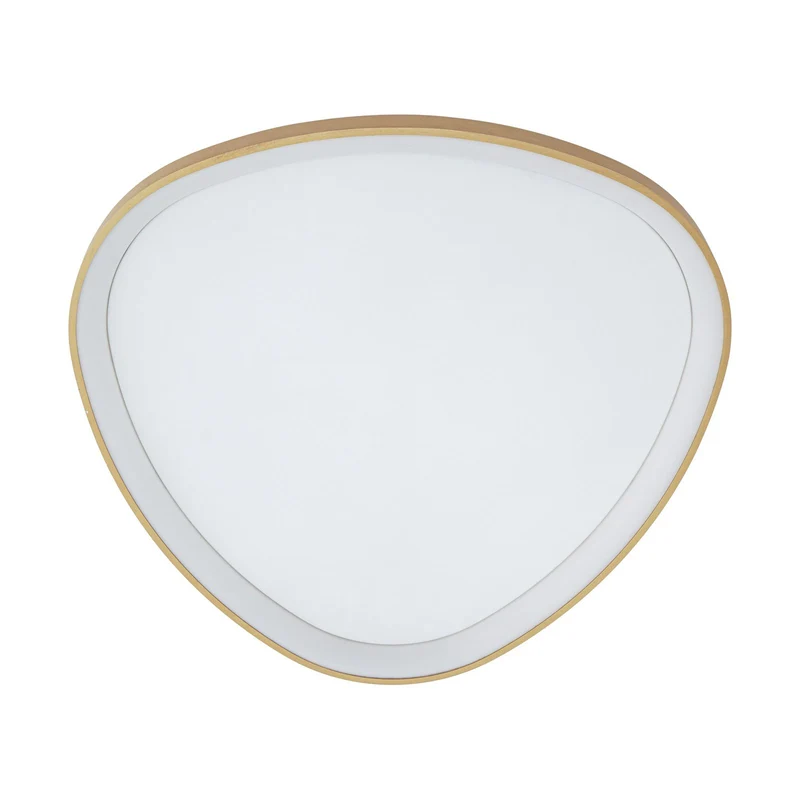 B-Ware Lucande Deckenleuchte Deckenlampe LED gold Asken dimmbar Aluminium Acryl 61 cm