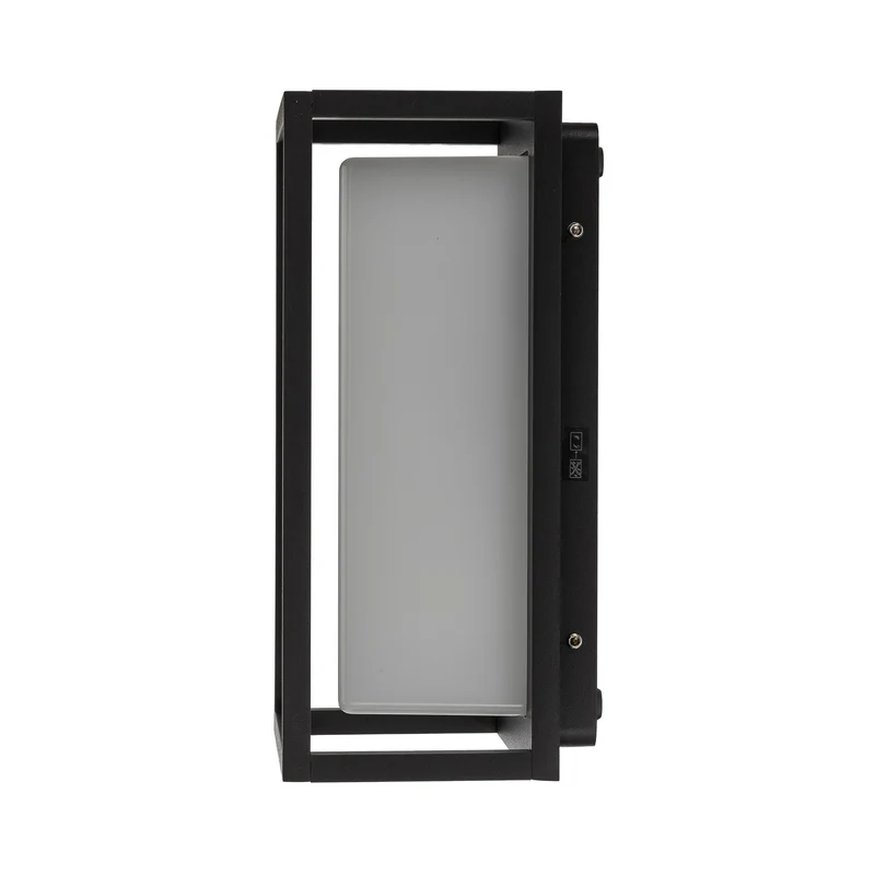B-Ware Lucande Außenleuchte Wandlampe LED Außenlampe grafit Aluminium Kunststoff warmwe