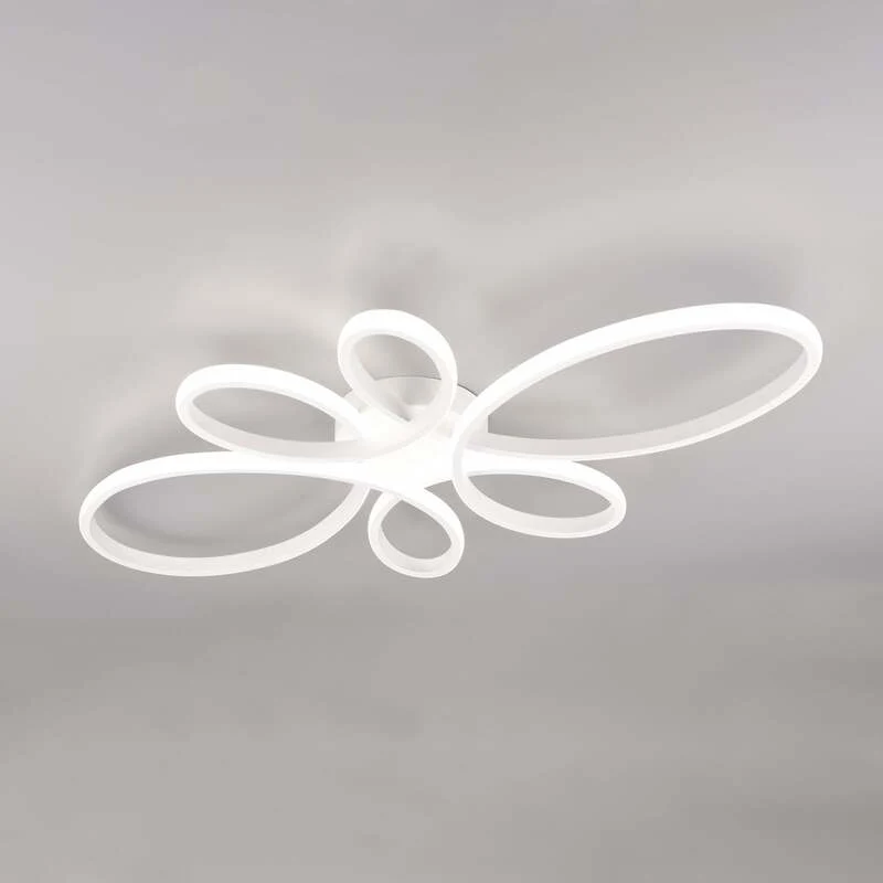 B-Ware Trio LED-Deckenleuchte Fly weiß matt 4.000 K 83 cm x 45 cm Deckenlampe Lampe