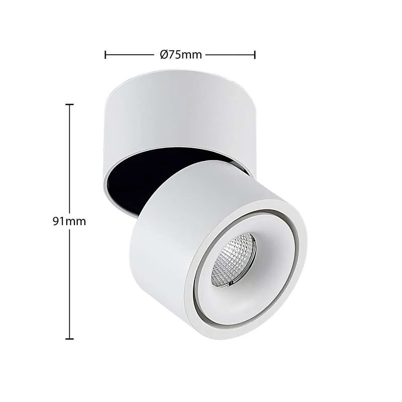 B-Ware Arcchio Rotari LED-Deckenstrahler Deckenlampe Lampe Leuchte 1-flammig 6,1W weiß