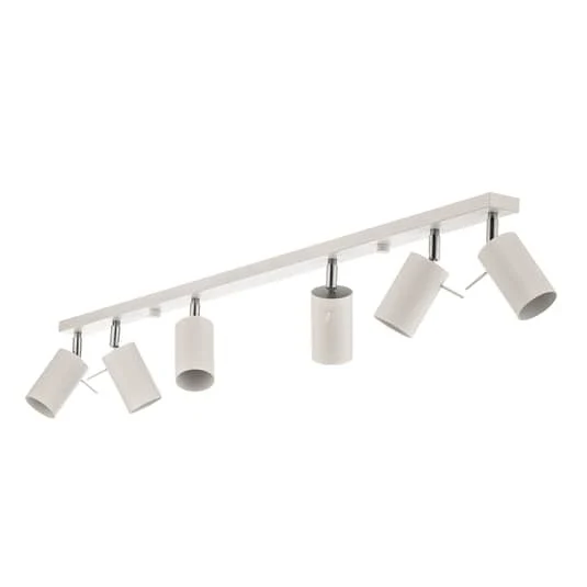 B-Ware Euluna Deckenspot Round Deckenlampe Deko-Deckenlampe weiß sechsflammig linear95