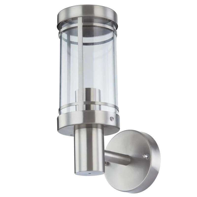 B-Ware Lindby Außenwandleuchte Djori Außenlampe Wandleuchte Wandleuchte E27 Edelstahl