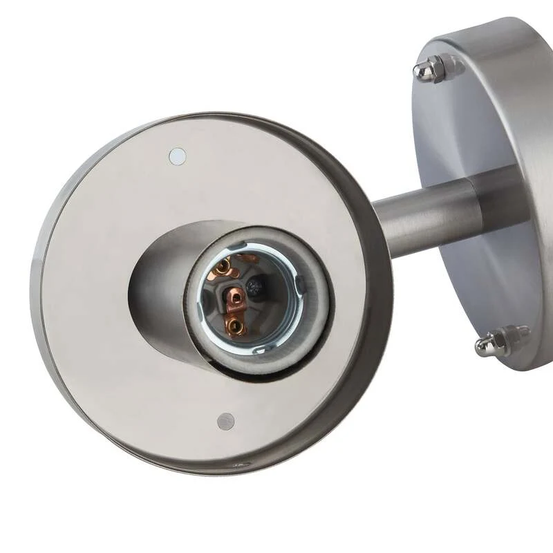 B-Ware Lindby Außenwandleuchte Djori Außenlampe Wandleuchte Wandleuchte E27 Edelstahl