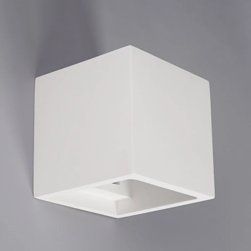 B-Ware Lindby Wandleuchte Wandlampe LED Gipsleuchte weiß Wohnraum Flur Schlafzimmer
