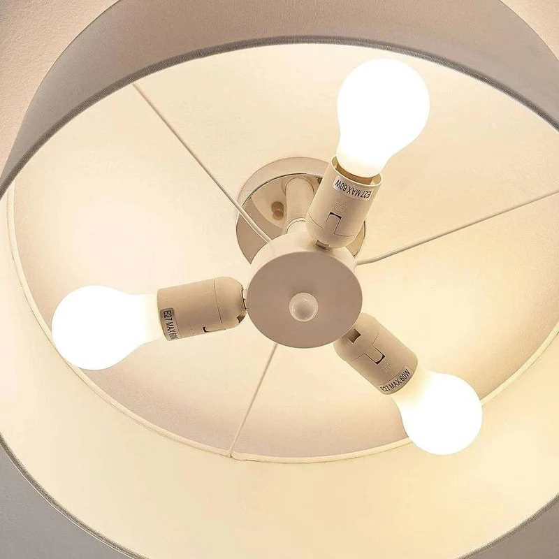 B-Ware Lindby Stoff-Deckenlampe Mariat Wohnzimmerleuchte Deckenlampe Deckenlicht E27