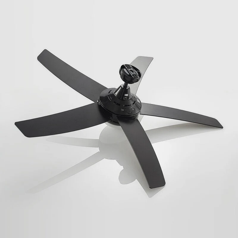 B-Ware Lindby Deckenventilator Licht Auraya leise schwarz Deckenlampe SIEHE TEXT/FOTO