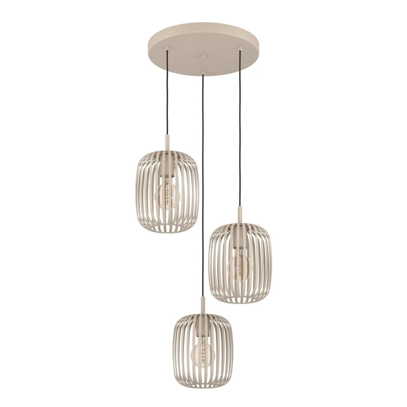 B-Ware Eglo Hängeleuchte Romazzina Ø 46 cm sandfarben Stahl Deckenlampe Lampe Leuc35