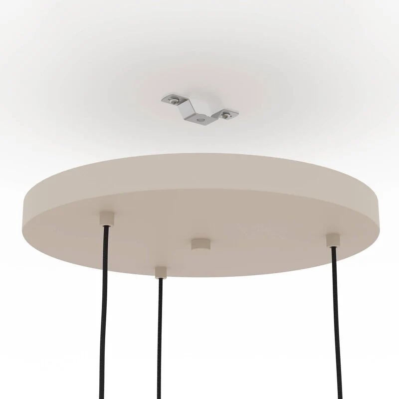B-Ware Eglo Hängeleuchte Romazzina Ø 46 cm sandfarben Stahl Deckenlampe Lampe Leuc35