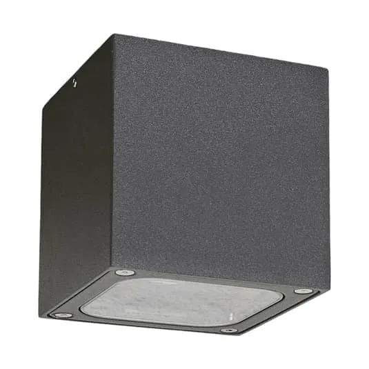 B-Ware Lucande Würfelförmige LED-Außendeckenlampe Lampe Leuchte 5W 230V Tanea, IP54