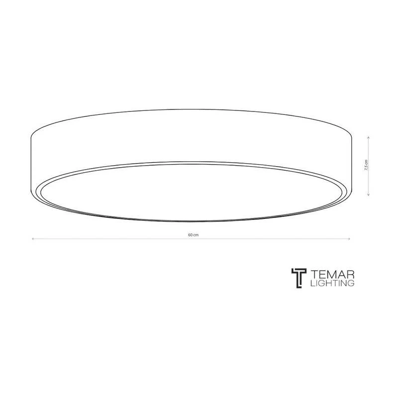 B-Ware Euluna Deckenleuchte Cleo 600 Deckenlampe Lampe Leuchte Wohnzimmer Badezimmer