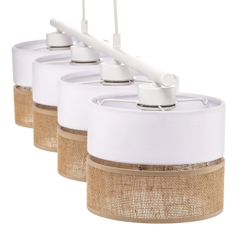B-Ware Hängeleuchte Linobianco vierflammig Hängelampe Lampe Leuchte Deckenleuchte S777