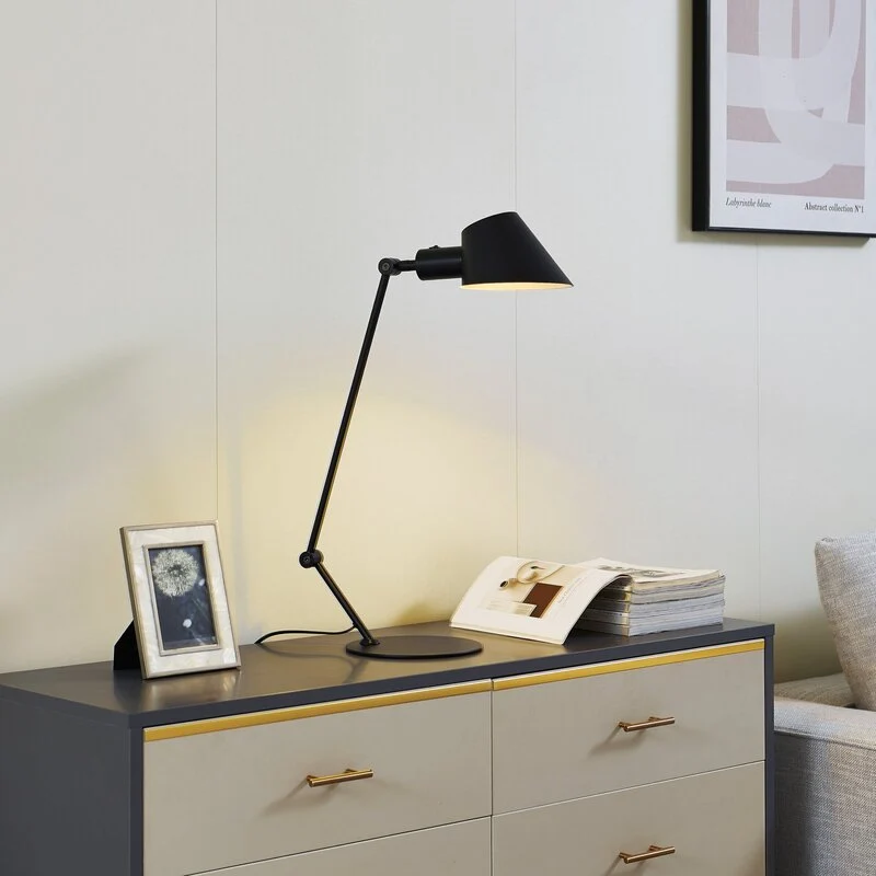 B-Ware Lindby Tischleuchte Corali schwarz Metall Höhe 64 cm Lampe Leuchte SIEHE TEXT