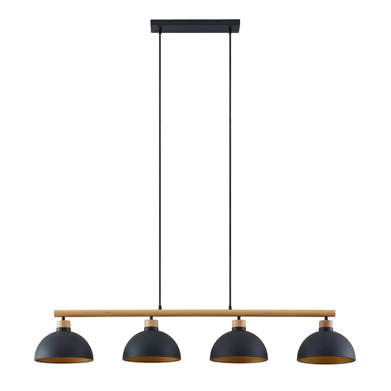 B-Ware Lindby Tirzana Hängeleuchte LED Pendelleuchte Deckenlampe Lampe Licht schwarz