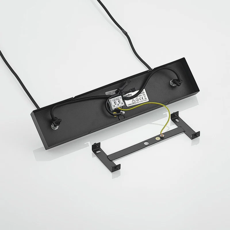 B-Ware Lindby Tirzana Hängeleuchte LED Pendelleuchte Deckenlampe Lampe Licht schwarz