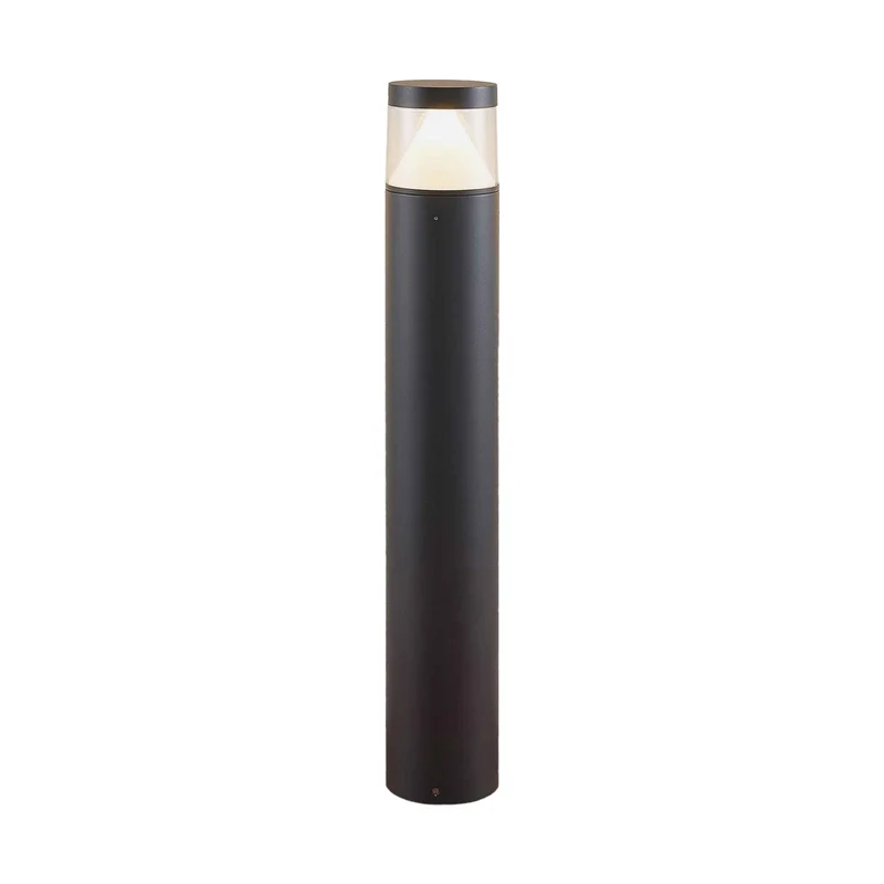 B-Ware Lucande Pollerleuchte Pollerlampe LED Wegelampe Darja dunkelgrau Aluminium144