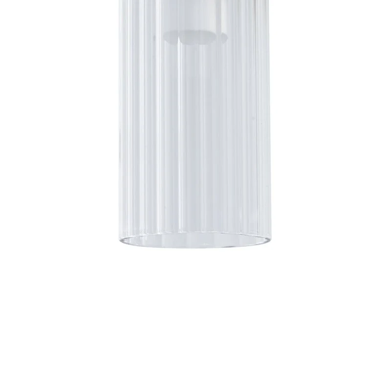 B-Ware Lucande LED-Deckenleuchte Korvitha 5-flammig grau Glas Deckenlampe Lampe Spot