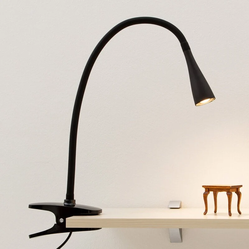 B-Ware Lindby Baris LED-Klemmleuchte Klemmlampe Leuchte Lampe Schreibtischlampe Licht