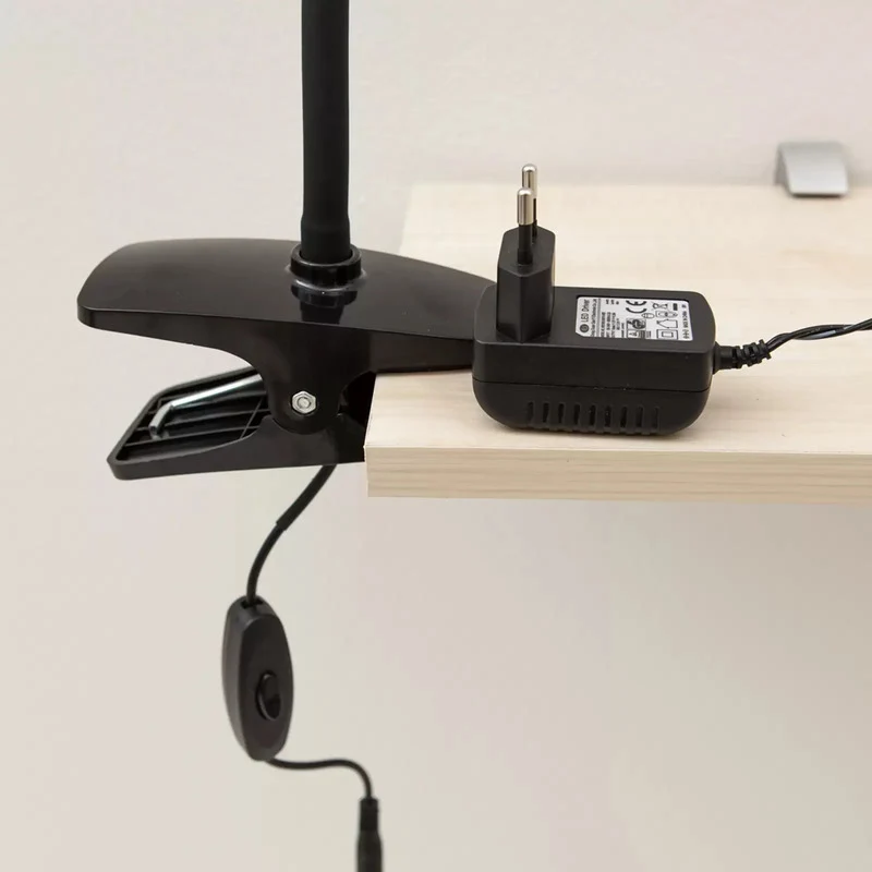 B-Ware Lindby Baris LED-Klemmleuchte Klemmlampe Leuchte Lampe Schreibtischlampe Licht