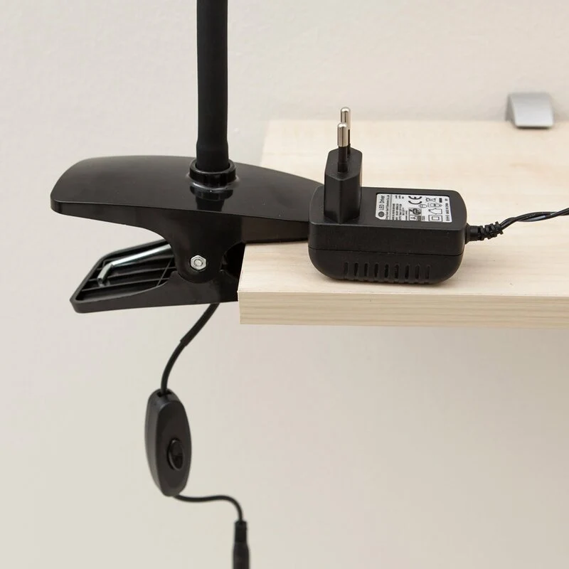 B-Ware Lindby Baris LED-Klemmleuchte Klemmlampe Leuchte Lampe Schreibtischlampe Licht