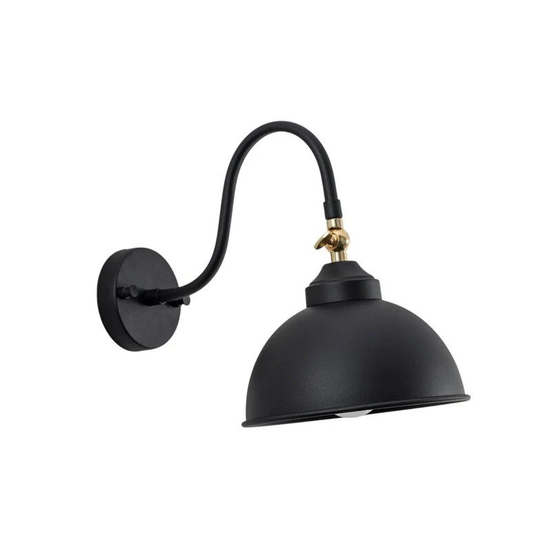 B-Ware Opviq Wandleuchte Saglam 3742 justierbar schwarz Wandlampe Lampe Leuchte Spot