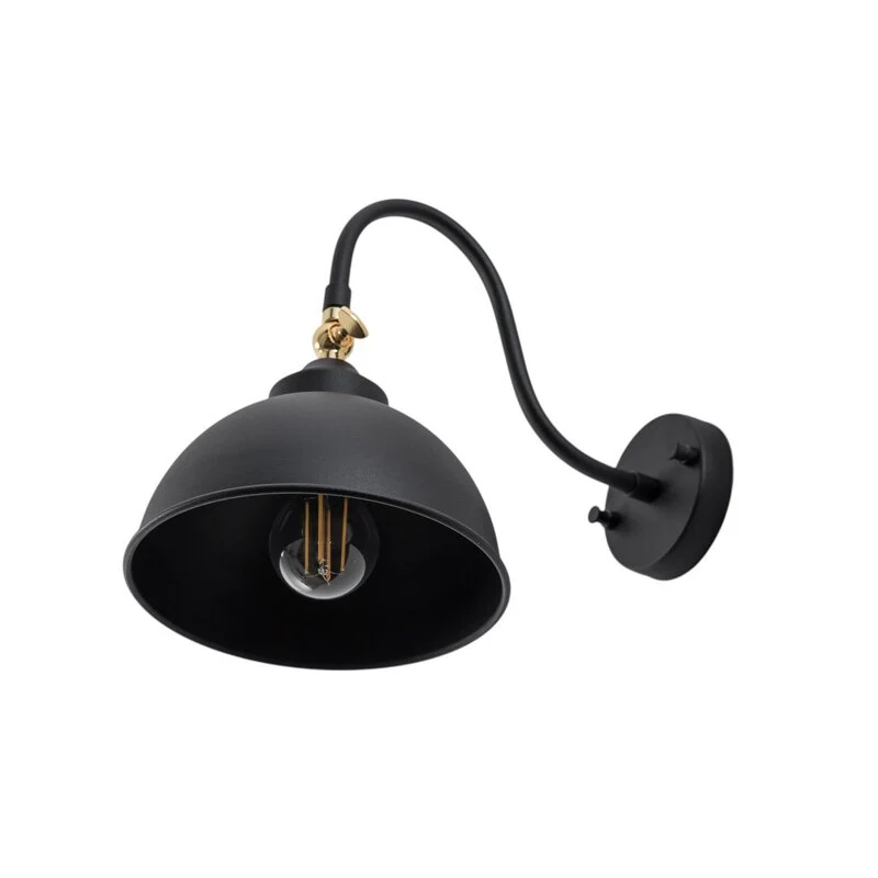 B-Ware Opviq Wandleuchte Saglam 3742 justierbar schwarz Wandlampe Lampe Leuchte Spot