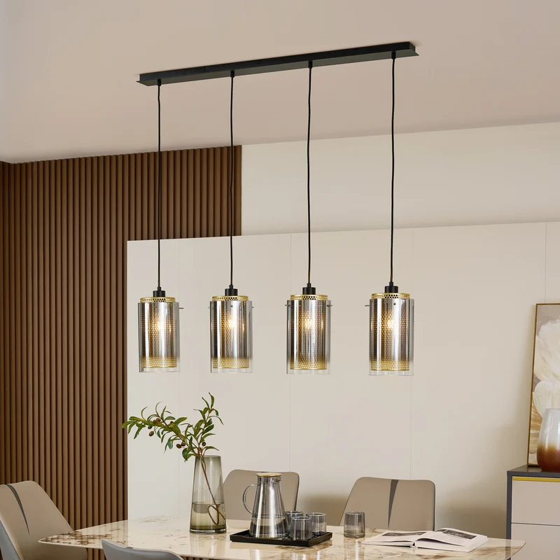 B-Ware Lucande Sterzy Hängeleuchte Pendelleuchte Hängelampe Deckenlampe Lampe Leuc811