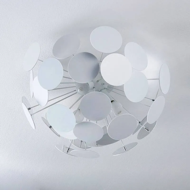 B-Ware Lindby Formvollendete Deckenlampe Kinan Hängeleuchte Lampe Leuchte Weiß194