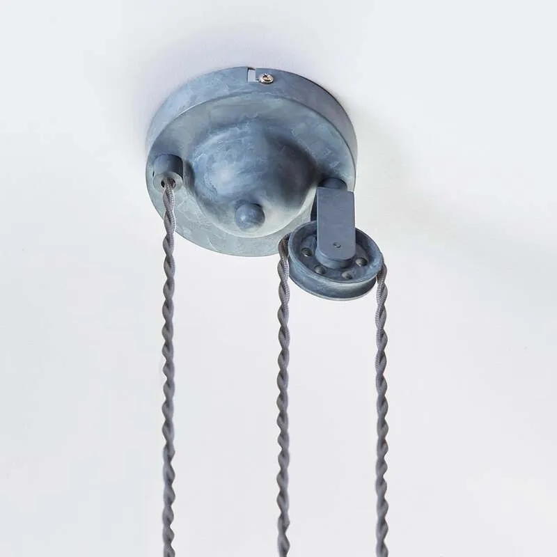 B-Ware Lindby Louisanne Hängeleuchte Deckenlampe Pendelleuchte Lampe 1-fl E27 betongrau