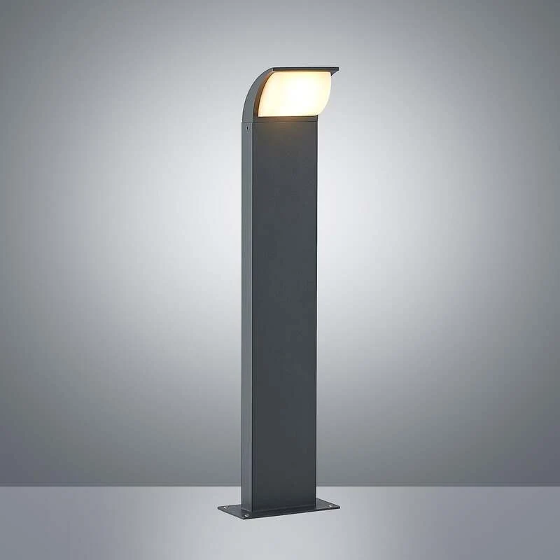 B-Ware Lucande Sockelleuchte Wegeleuchte LED Tinna anthrazit IP65 Aluminium Polycarb823