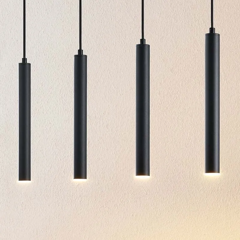 B-Ware Arcchio LED Hängeleuchte Pendelleuchte Kammeron Schwarz Eisen Leuchte Lampe735