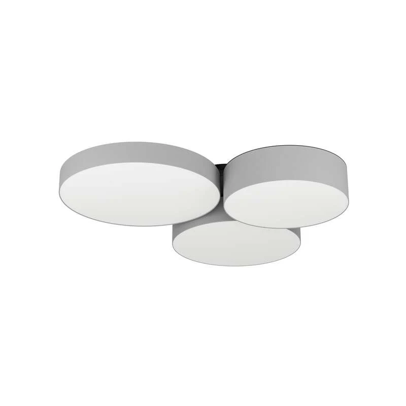 B-Ware EGLO connect Deckenleuchte Barbano-Z LED dimmbar grau 60,5x56,5cm Smart Home