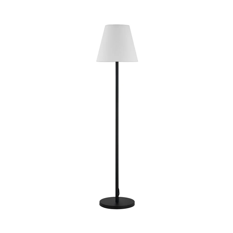 B-Ware Lucande Terrassenleuchte Jaimy LED Gartenlampe Stehleuchte schwarz 150cm IP65