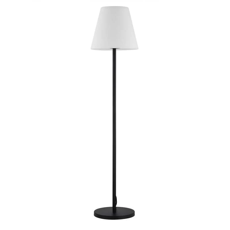 B-Ware Lucande Terrassenleuchte Jaimy LED Gartenlampe Stehleuchte schwarz 150cm IP65