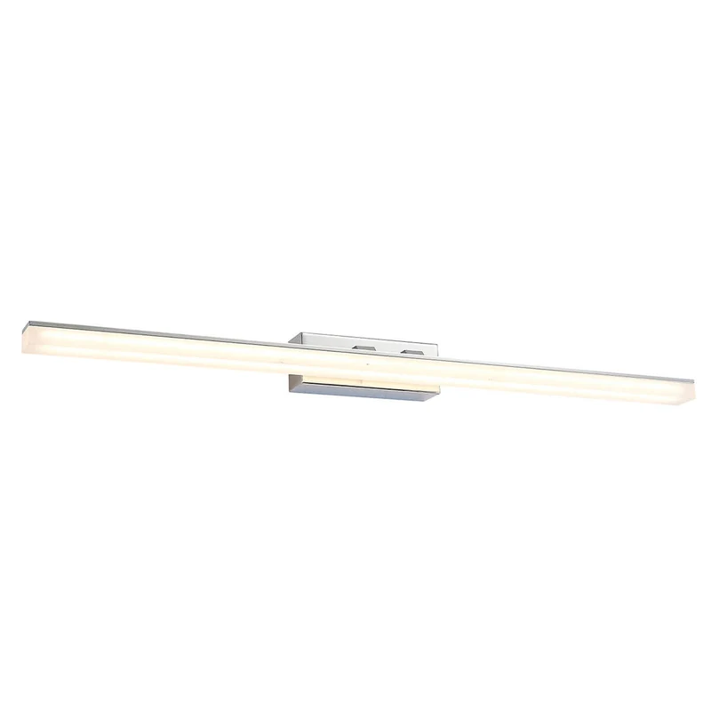 B-Ware Lucande Spiegelleuchte Badleuchte LED Julie Chrom Metall Badezimmerlampe IP44
