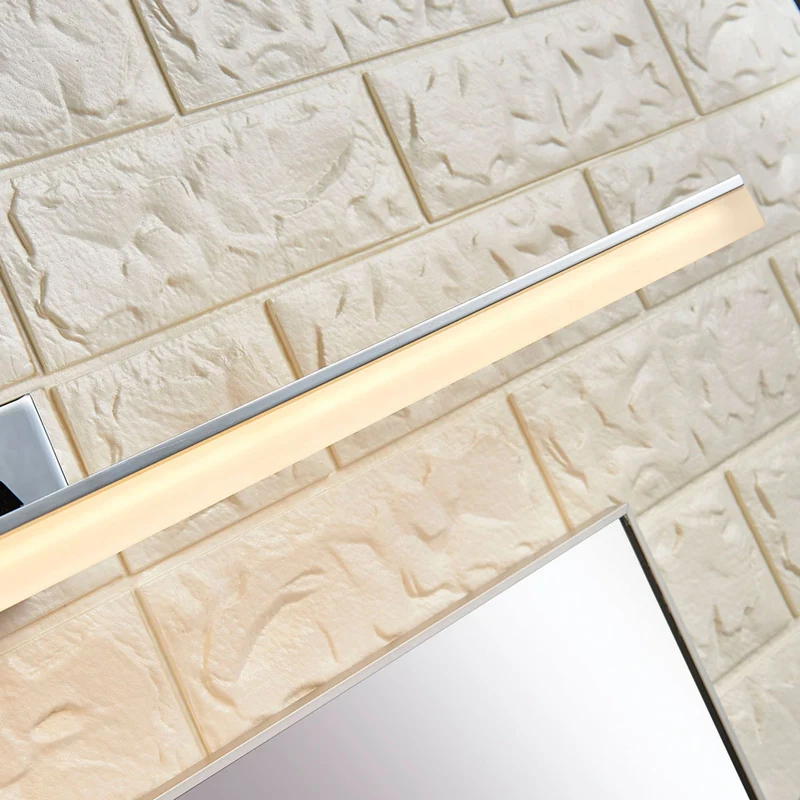 B-Ware Lucande Spiegelleuchte Badleuchte LED Julie Chrom Metall Badezimmerlampe IP44