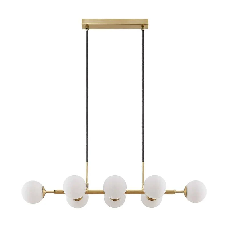 B-Ware Lindby Kiamo Hängeleuchte Pendelleuchte Deckenlampe Leuchte Glasschirme opal838