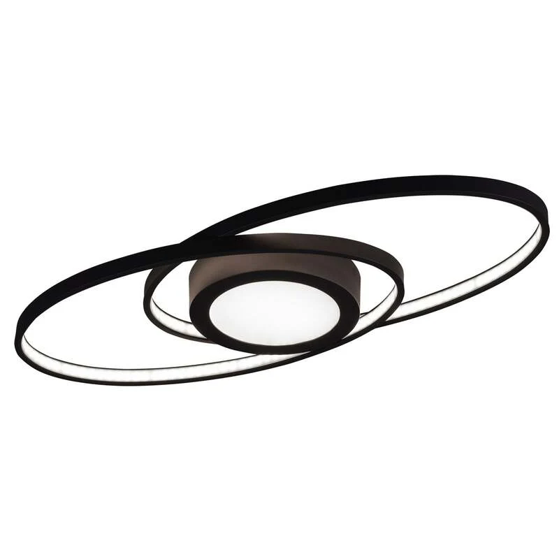 B-Ware Reality Deckenleuchte Galaxy dimmbar LED anthrazit 57x23cm 3000K 3000lm Leuchte