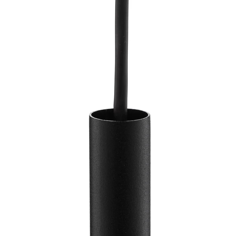B-Ware Hängelampe Laser einflammig schwarz Schirm 75 cm Deckenlampe Deckenleuchte Lampe