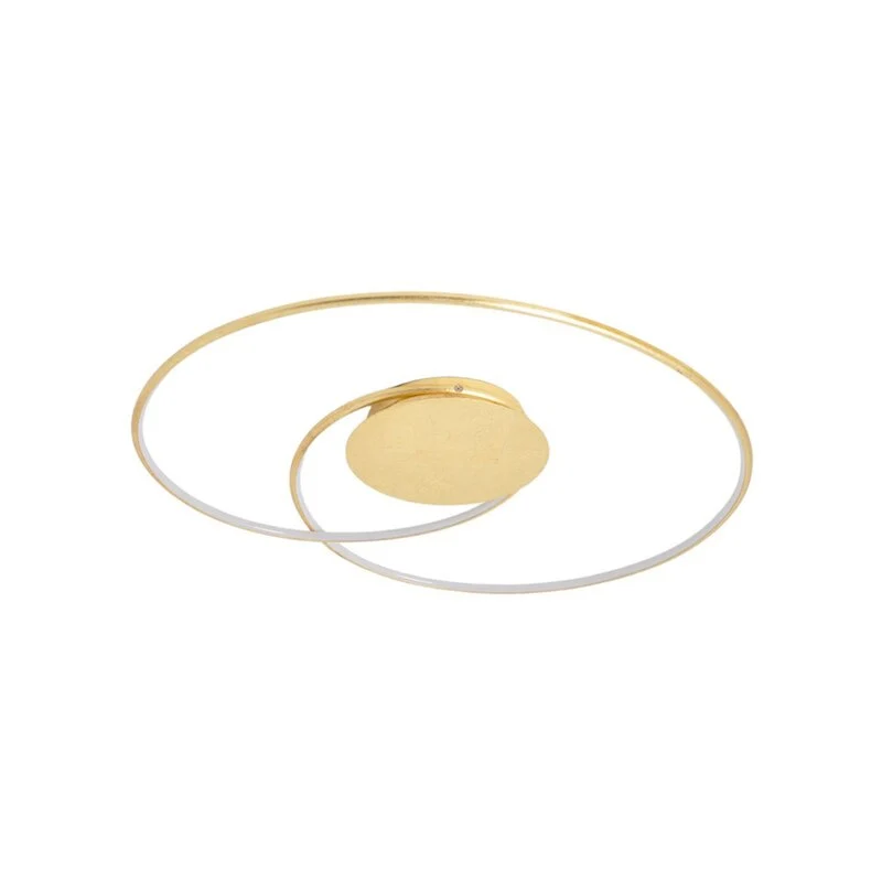 B-Ware Lindby Deckenleuchte Deckenlampe LED Joline gold Metall Kunststoff Wohnraum Bele