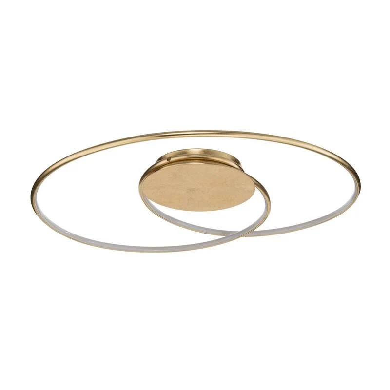 B-Ware Lindby Deckenleuchte Deckenlampe LED Joline gold Metall Kunststoff Wohnraum Bele