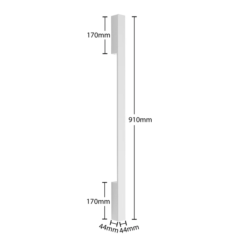 B-Ware Arcchio Ivano LED-Wandleuchte Wandleuchte Lampe Leuchte 91 cm weiß Aluminium866