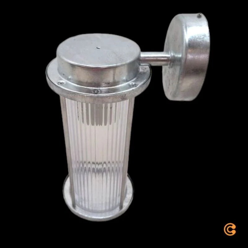 B-Ware Nordlux Außenwandleuchte Wandlampe Linton verzinkt Stahl E27 Fassung Zink 29cm